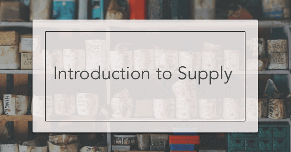 Introduction to Supply