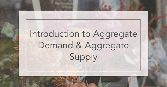 Aggregate demand and Aggregate Supply