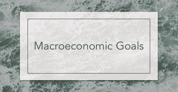 Macroeconomic Goals