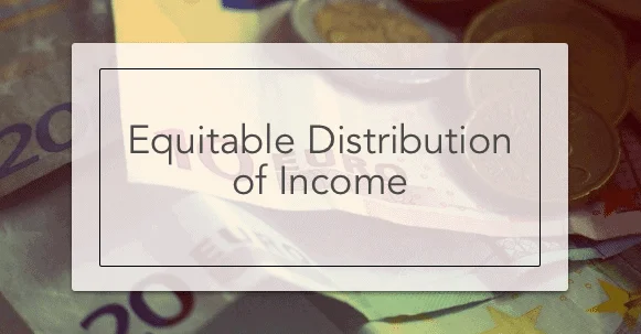 Equitable Distribution of Income