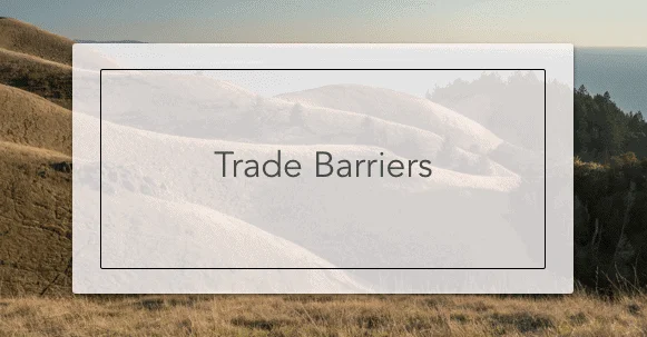 Trade Barriers