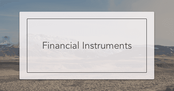 Financial Instruments