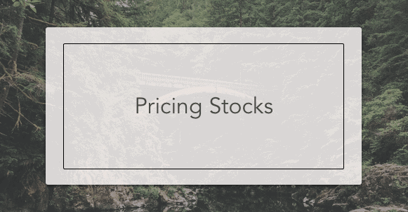 pricing stocks