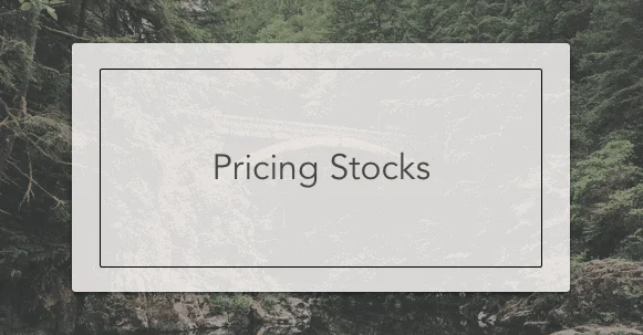 pricing stocks