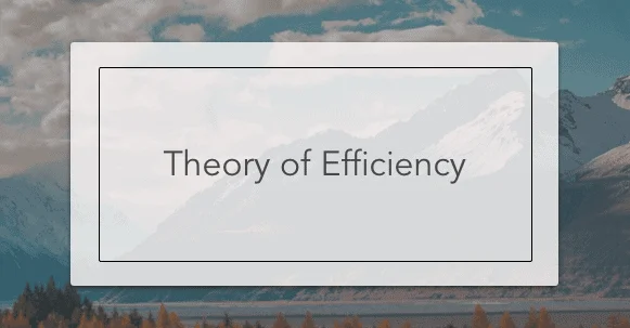 theory of efficiency