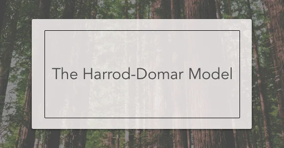 harrod domar model