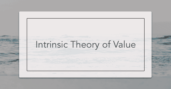 intrinsic theory of value