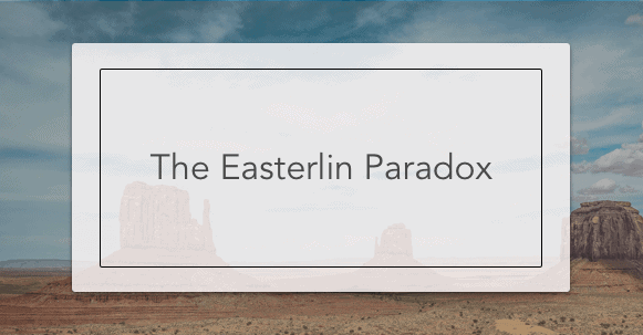 The Easterlin Paradox