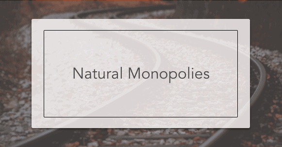 Natural Monopoly
