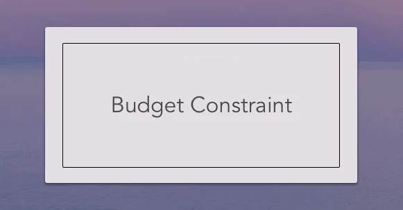 Budget Constraint