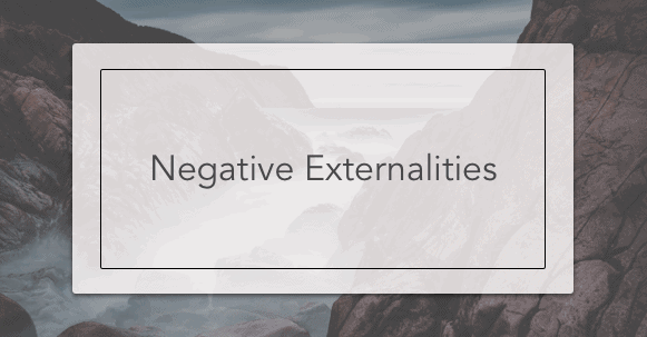 Negative Externalities