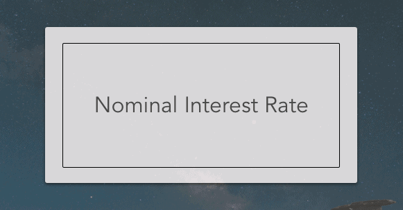 Nominal Interest Rate