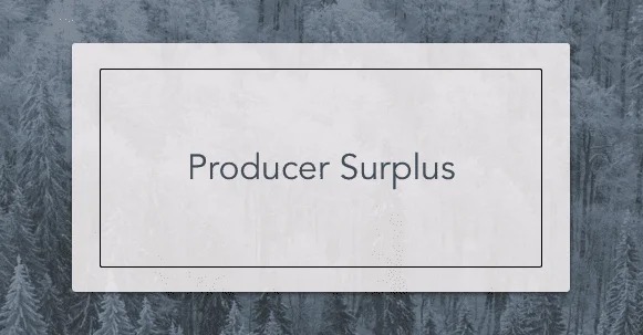 Producer Surplus