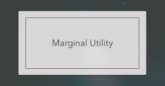 Marginal Utility