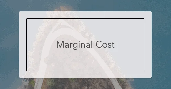 marginal cost