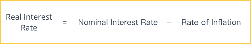 Real Interest Rate Formula